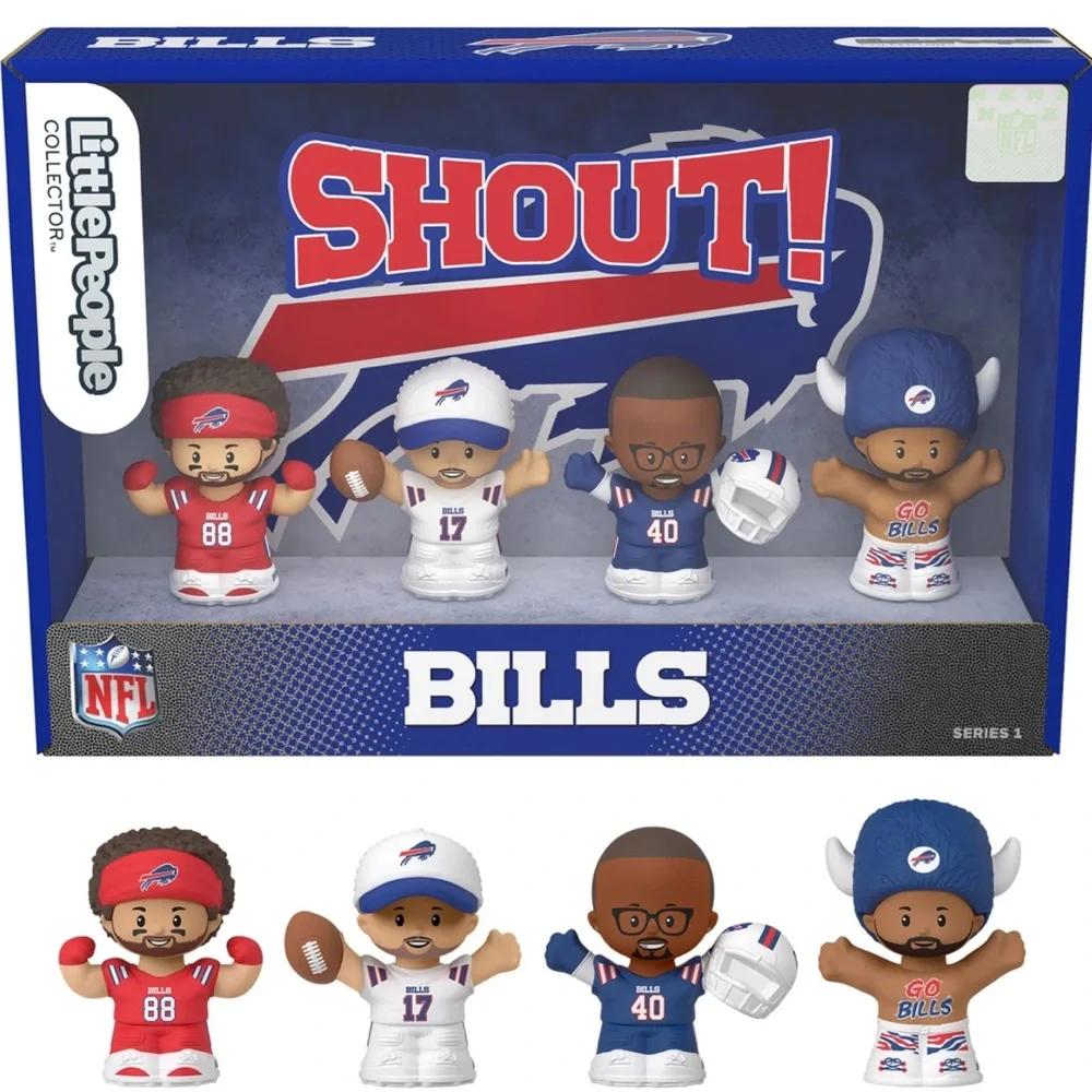 2023 Fisher-Price Little People Collector Buffalo Bills figure set
